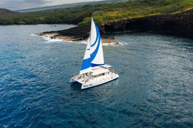 Visit Big Island Morning Snorkel Sail to Captain Cook's Monument in Kailua-Kona