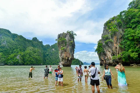 Fra Phuket: James Bond & Phang Nga Bay Tour med Longtail
