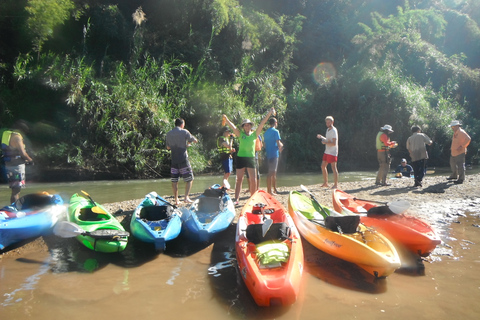 Depuis Chiang Mai : kayak en jungle et grottes de Chiang Dao