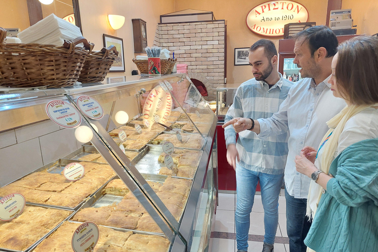 Classic Athens Food Tour with Local Drink & Market Visit Athens: Street Food Tour with Local Guide and 6 Tastings