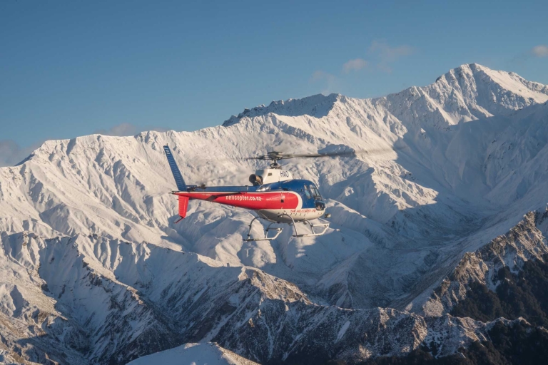 Queenstown: vuelo en helicóptero del glaciar sur de 50 minutos