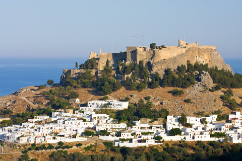 Rhodos: Lindos Akropolis inträdesbiljett och ljudguide (tillval)Acropolis of Lindos Biljett med Lindos och Rhodos Audio Tour