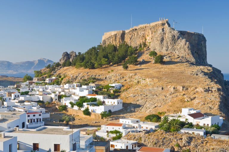 Rhodos: Lindos Akropolis inträdesbiljett och ljudguide (tillval)Acropolis of Lindos Biljett med Lindos och Rhodos Audio Tour