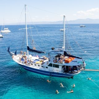 From Parga: Paxos and Antipaxos Cruise with Blue Caves