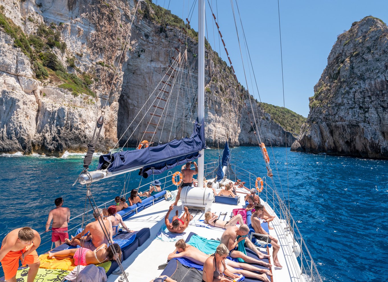 Fra Parga: Paxos og Antipaxos Cruise med Blå Grotter