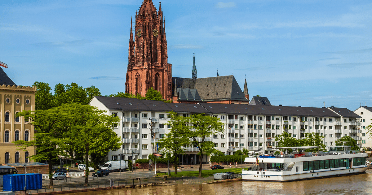 Francoforte prima passeggiata alla scoperta e tour a piedi di lettura