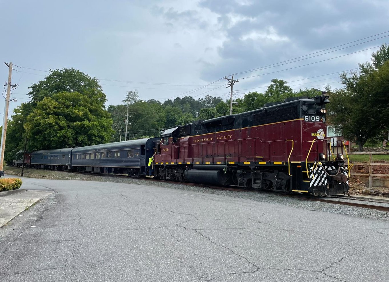 Chattanooga: Trolley-tur og togtur med afsporet vogn