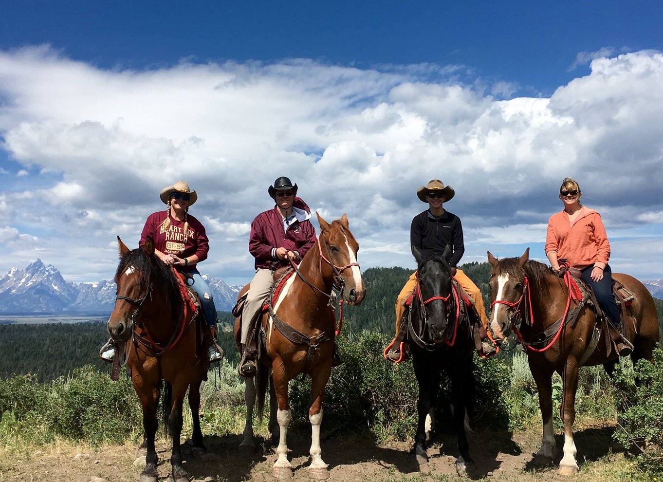 Jackson Hole: Ridetur til hest i Bridger-Teton National Forest