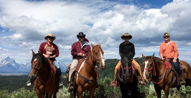 Jackson Hole: passejada a cavall al bosc nacional Bridger-Teton