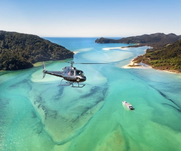 Abel Tasman National Park: Helicopter Flight with landing