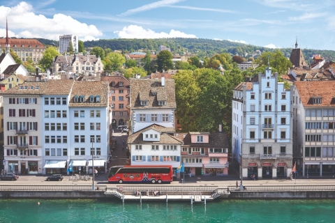 Zürich: Stadtbus-Tour mit Audioguide und Seerundfahrt