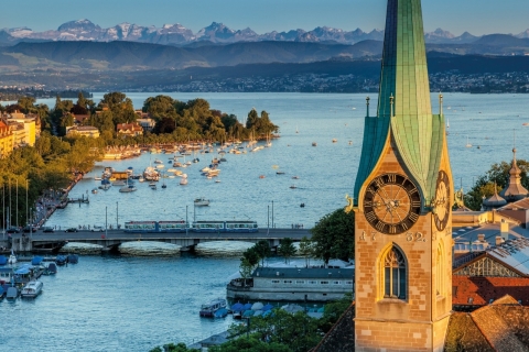 Zürich: Stadtbus-Tour mit Audioguide und Seerundfahrt