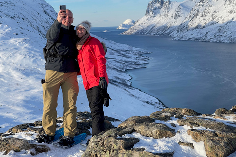 Tromso: visite panoramique et écologique en raquettes