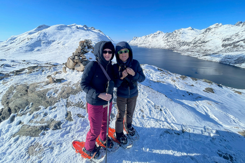 Tromso: visite panoramique et écologique en raquettes