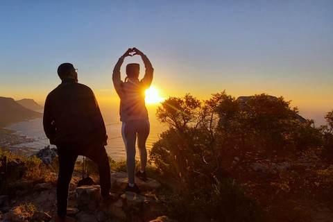 Cape Town: Lion's Head Sunrise or Sunset Hike Sunrise or Sunset Hike with Drop-Off