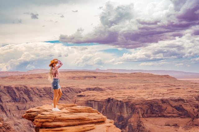 Tour giornaliero dell'Antelope Canyon e dell'Horseshoe Bend da Las Vegas