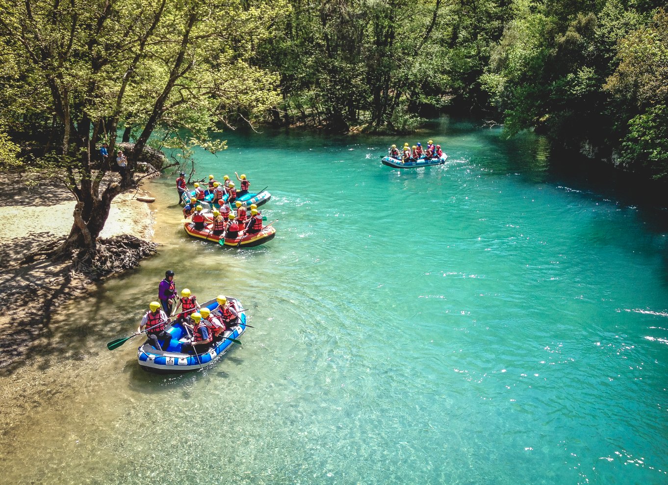 Epirus: Nem rafting-oplevelse på Voidomatis-floden