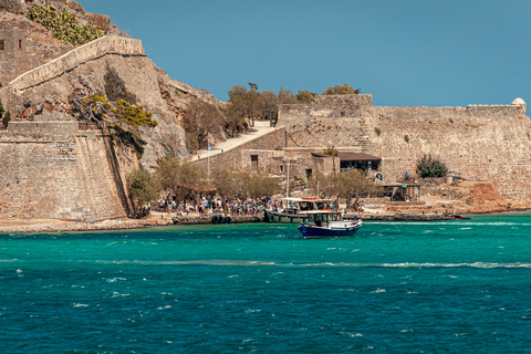 Heraklion: Spinalonga, Agios Nikolaos, Elounda & Plaka TourAbholung von Agia Pelagia, Lygaria und Fodele