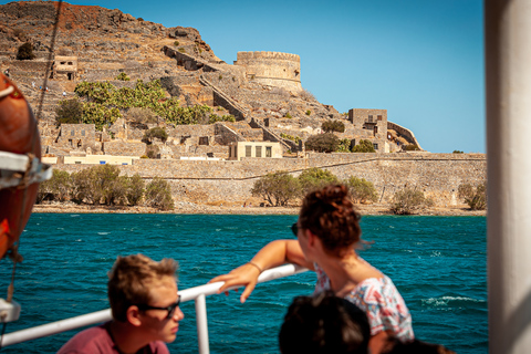 Heraklion: Spinalonga, Agios Nikolaos, Elounda & Plaka TourAbholung von Agia Pelagia, Lygaria und Fodele