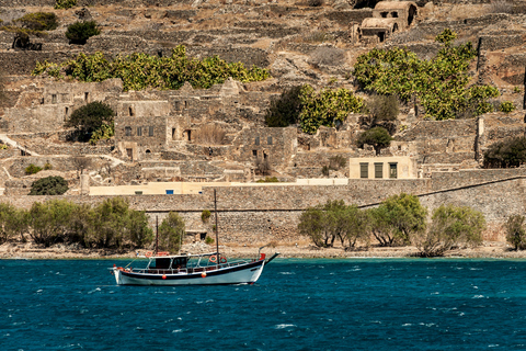 Heraklion: Spinalonga, Agios Nikolaos, Elounda & Plaka TourAbholung von Agia Pelagia, Lygaria und Fodele