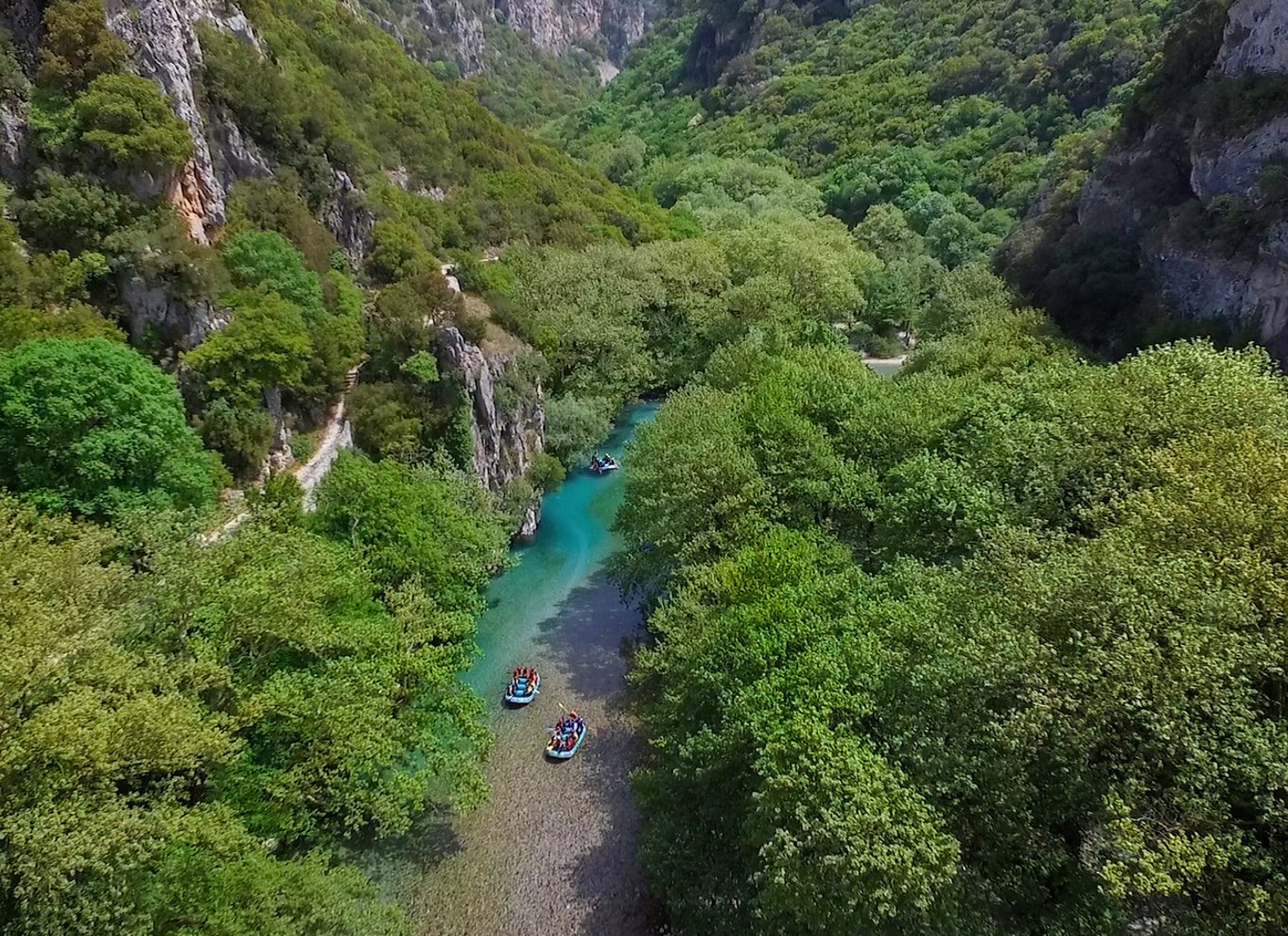 Epirus: Nem rafting-oplevelse på Voidomatis-floden