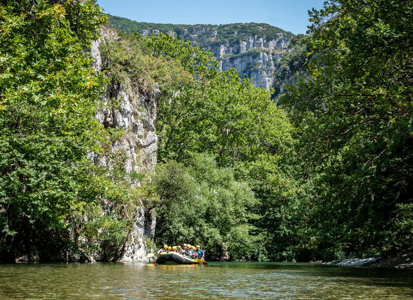 Epirus: Nem rafting-oplevelse på Voidomatis-floden