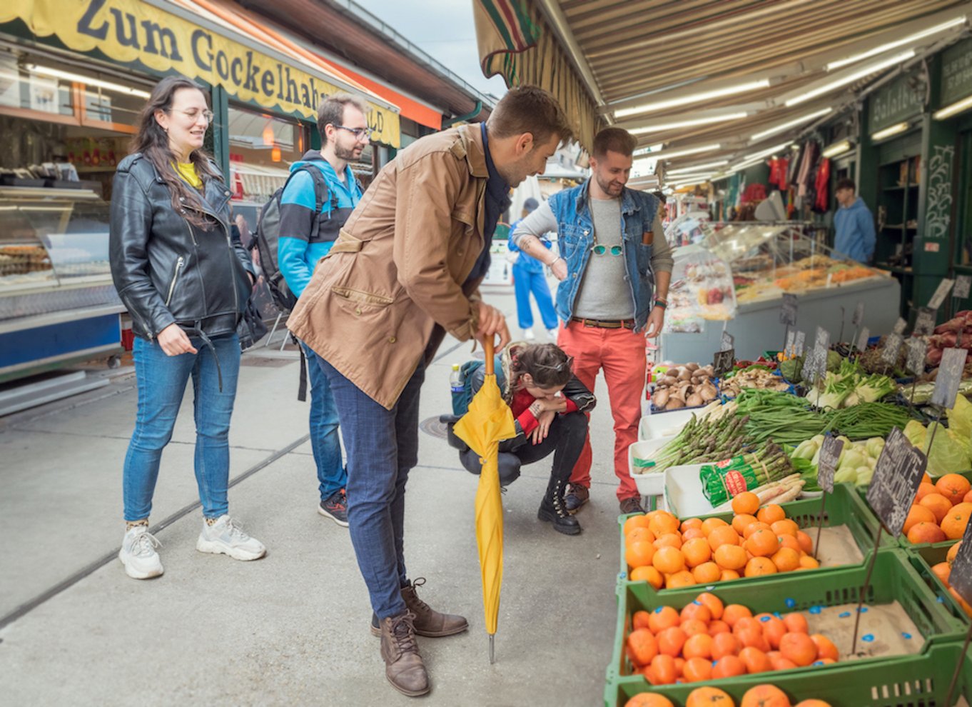 Wien: Naschmarkt guidet madtur