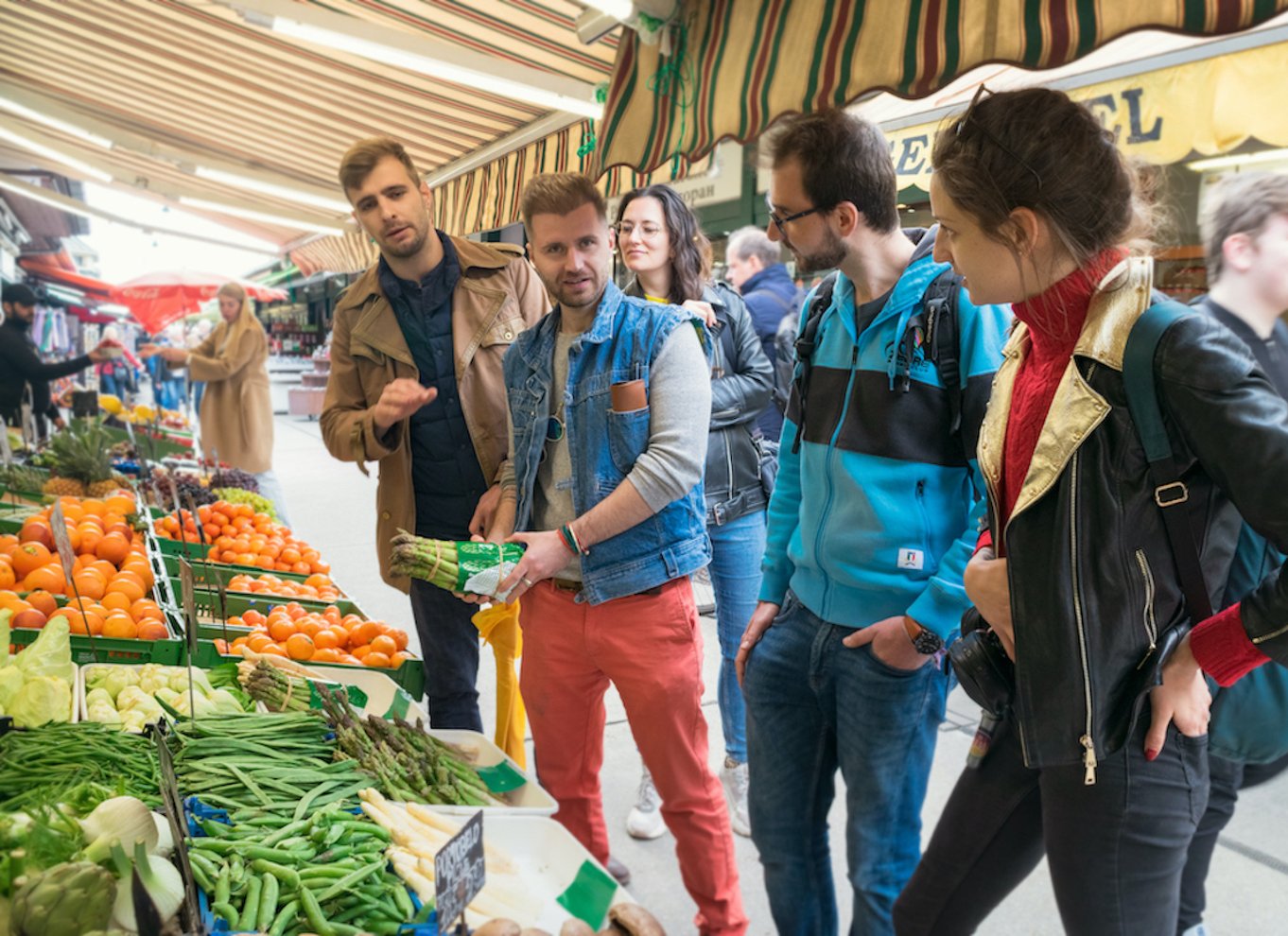 Wien: Naschmarkt guidet madtur