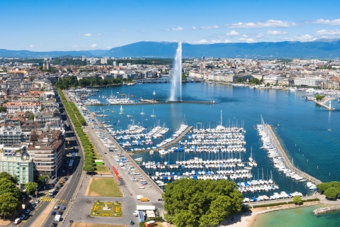 Genève: stadsintroductie in-app-gids en audioGenève: 10 hoogtepunten van stadsbezienswaardigheden Begeleide telefoontour