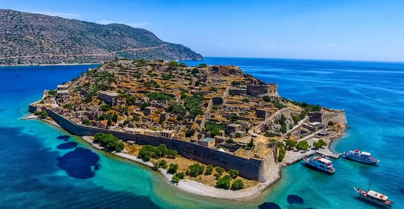 Crete: Spinalonga, Elounda, & Agios Nikolaos Boat Tour & BBQ