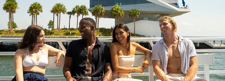 Saint-Pétersbourg, Floride : croisière en catamaran de 4 heures jusqu'à la clé d'Egmont