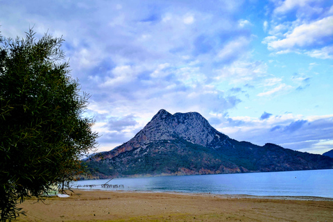 Antalya/Kemer: Paseo en barco por Porto Genovés y baño de barro con almuerzoOpción de punto de encuentro