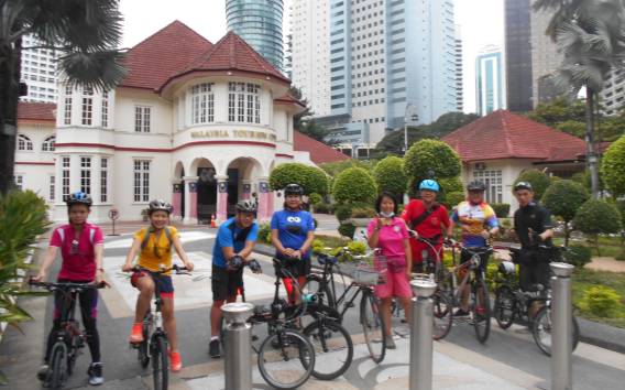 Kuala Lumpur: Altstadt Fahrrad Brunch Tour mit 3 Mahlzeiten
