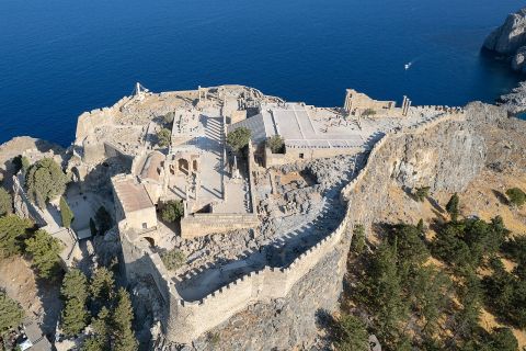 Lindos: Acropolis Entry with Guided Audio Phone Tour