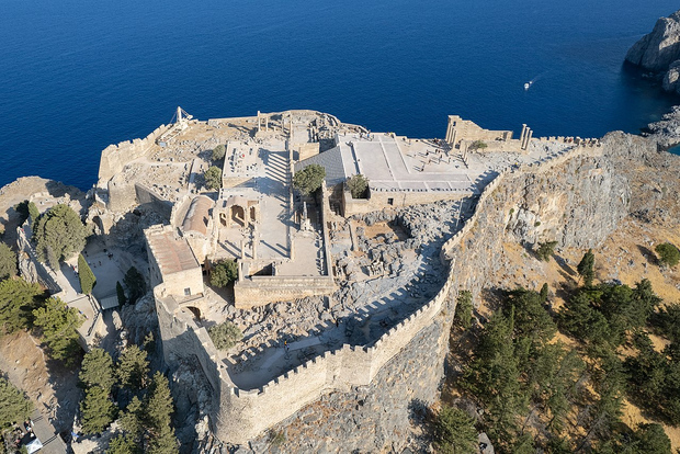 Rodi: Biglietto d'ingresso per l'Acropoli di Lindos con audioguida