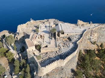Rhodos: Akropolis i Lindos Inträdesbiljett med ljudguide
