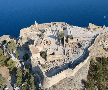 Rhodos: Akropolis i Lindos Inträdesbiljett med ljudguide