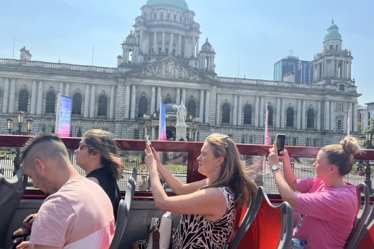 Belfast: tour en autobús turístico de 1 o 2 díasBillete de 2 días