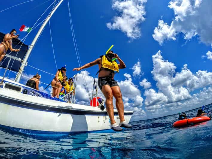 Cozumel: El Cielo Cruise with Snorkeling & Beach Club Visit | GetYourGuide