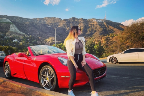Los Ángeles: tour privado de conducción o paseo en FerrariTour de 75 minutos