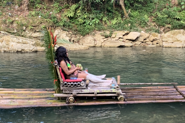 Montego Bay: rafting en el río y masaje de pies con piedra caliza