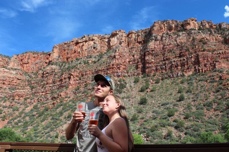Sedona : Voyage en train dans le Verde Canyon avec dégustation de bière