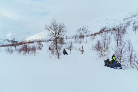 Desde Tromsø: Excursión en moto de nieve en el Campamento TamokExcursión en moto de nieve en el Campamento Tamok: Salida diurna