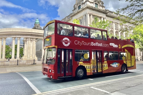 Belfast: tour en autobús turístico de 1 o 2 díasBillete de 2 días
