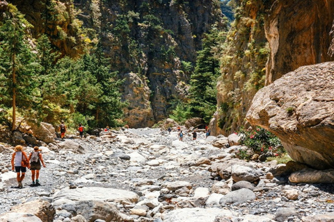 Från Chania/Rethymno: Samaria Gorge Lätt vägFrån Chania: Easy Way Samaria Gorge