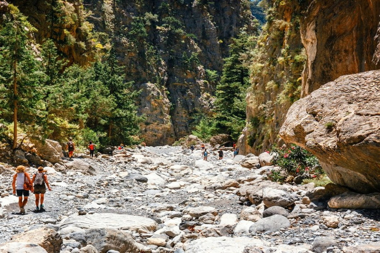 Från Chania/Rethymno: Samaria Gorge Lätt vägFrån Chania: Easy Way Samaria Gorge