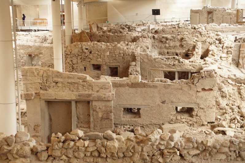 Santorin : Billet pour le site archéologique d'Akrotiri et visite audio