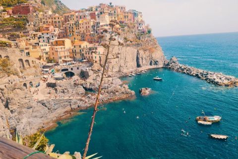 From Levanto: Guided Cinque Terre Boat Cruise