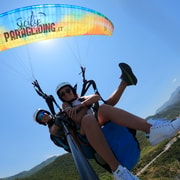 Taormine : Tour en parapente avec moniteur et vidéo GoPro