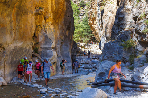 De Chania/Rethymno: Caminhada guiada pelo desfiladeiro de Samariá com trasladoSamariá Gorge Caminhada de Chania